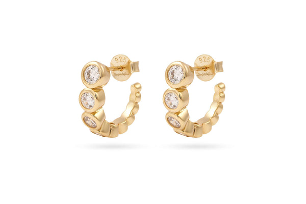 Be You Not Them Gold Hoop Earrings featuring exquisite design and craftsmanship, perfect for elevating personal style.