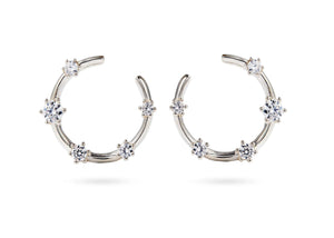 Everything Works Out Silver Earrings - OneWildOne