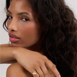 My Love Language Sculptural Marquise Pinky Ring