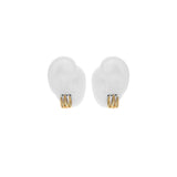 Wild Thing Two-Tone Zig-Zag Earrings