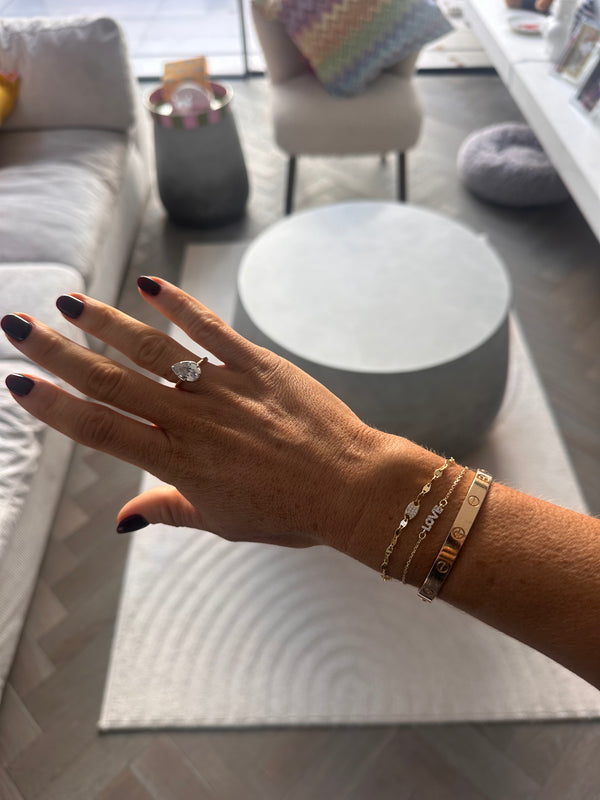 For The Lovers Gold L-O-V-E Bracelet