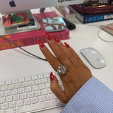 Don't Wait For Permission Statement Cocktail Ring