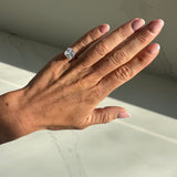 You Belong With Me Square Pinky Ring Silver
