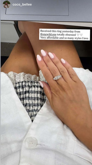 The Rest Of The World Can Wait Silver Ring