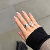 Wrap Solitaire Ring - Gold Plated