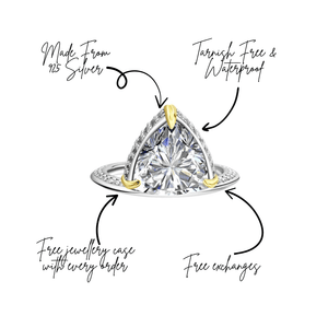 Life Is Short, Make It Sweet Triangle Solitaire Pinky Ring