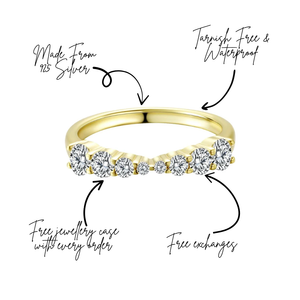 Little By Little Gold Stacking Ring