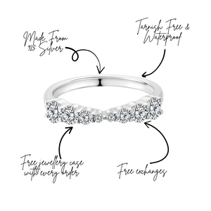 Little By Little Silver Stacking Ring