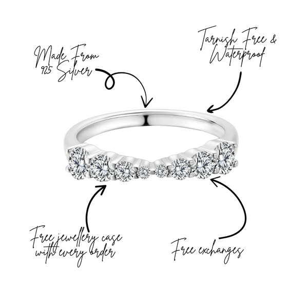 Little By Little Silver Stacking Ring