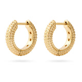 Stay Golden Textured Gold Hoop Earrings featuring a unique textured design and elegant gold finish.