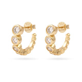 Be You Not Them Gold Hoop Earrings featuring exquisite design and craftsmanship, perfect for elevating personal style.