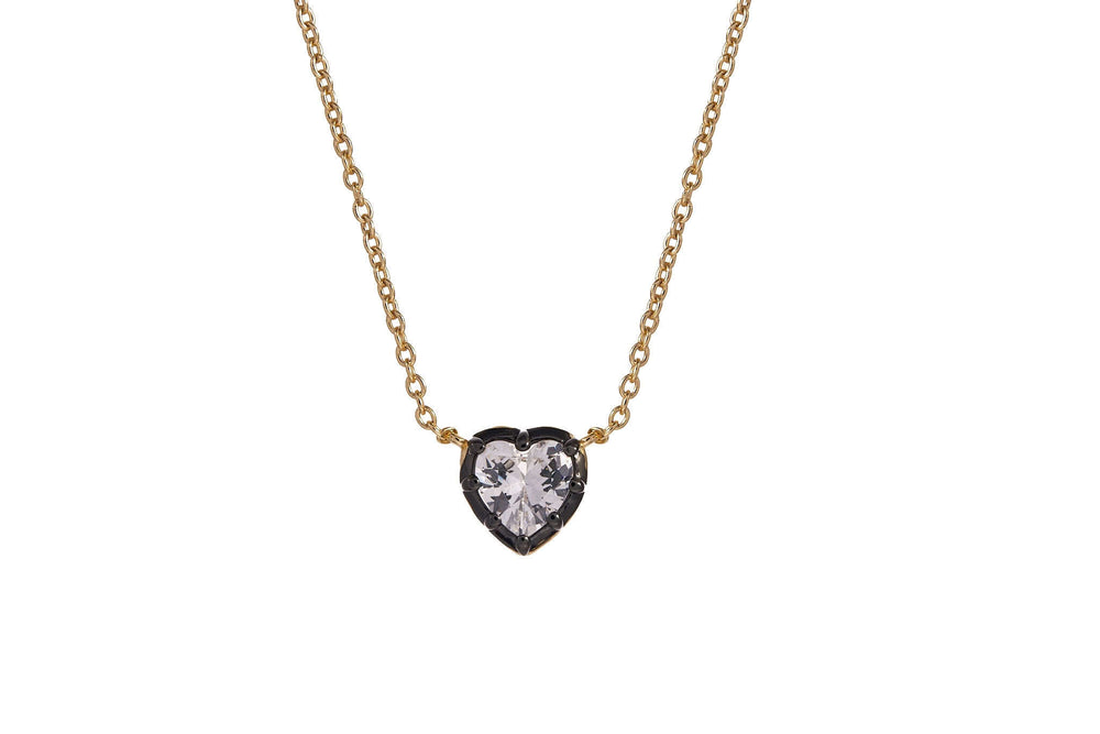 You Are Amazing And I Love You Heart Necklace featuring a heart-shaped pendant on a gold chain.