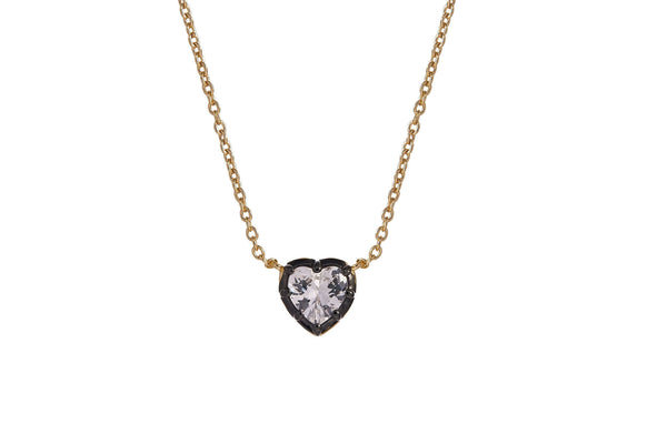 You Are Amazing And I Love You Heart Necklace featuring a heart-shaped pendant on a gold chain.