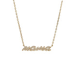 Mama Gold Script Necklace featuring a sparkling gold script pendant, ideal for mothers.
