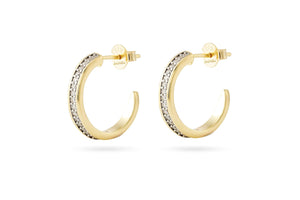 You Are Perfect Gold Hoop Earrings