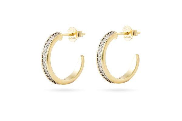 You Are Perfect Gold Hoop Earrings