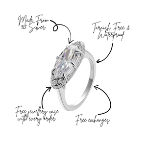 The Rest Of The World Can Wait East-West Silver Ring