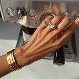 My Love Language Sculptural Marquise Pinky Ring