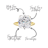 You Belong With Me Square Pinky Ring Gold