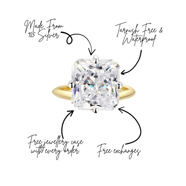 You Belong With Me Square Pinky Ring Gold