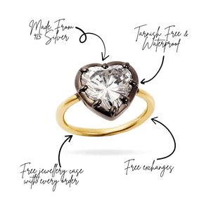 You Make My Heart Beat Different Gold Ring