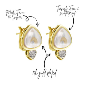 Dream Big Earrings Pearl