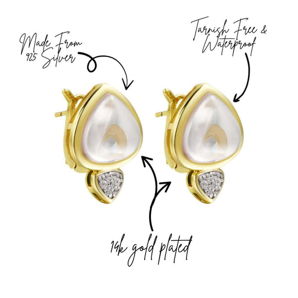 Dream Big Earrings Pearl