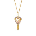 Love Is The Key Necklace - OneWildOne