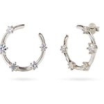 Everything Works Out Silver Earrings - OneWildOne