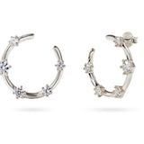 Everything Works Out Silver Earrings - OneWildOne