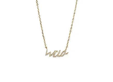 This Wild Soul Script Necklace - OneWildOne