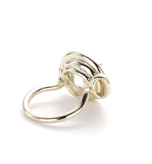 Don't Wait For Permission Statement Cocktail Ring