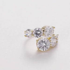 Wrap Solitaire Ring - Gold Plated