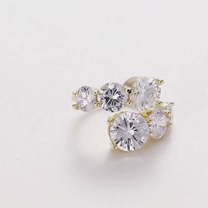 Wrap Solitaire Ring - Gold Plated